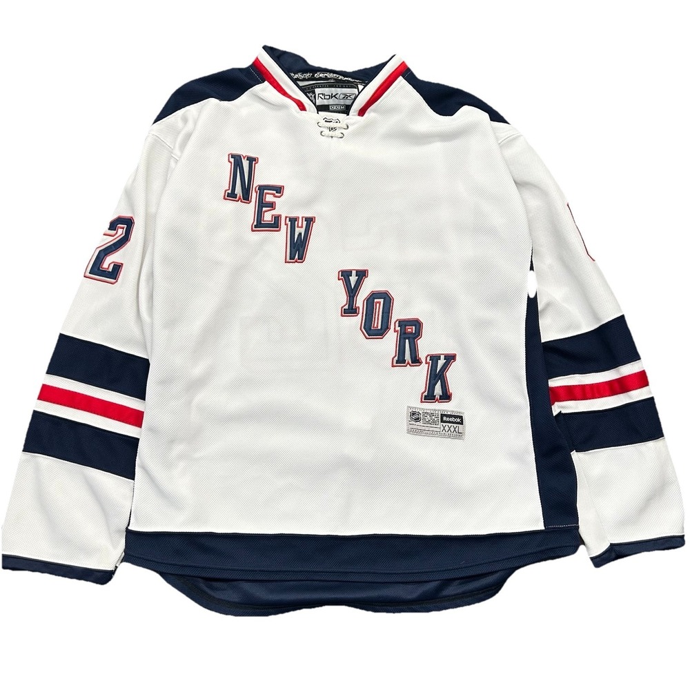Reebok Men's Carl Hagelin #62 New York‎ Rangers White Hockey Jersey Size XXXL